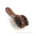 Double Sided Pet Bristle Massage Needle Comb Brush